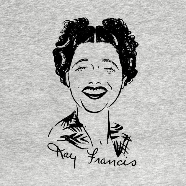 Kay Francis Caricature with signature from 1939 by vokoban